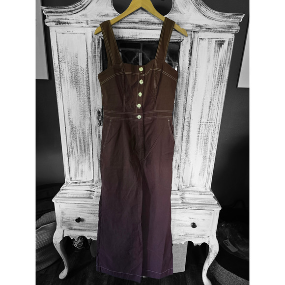 Anthropologie Maeve Portside Button-Front Jumpsuit - New 00P - Picture 5 of 5